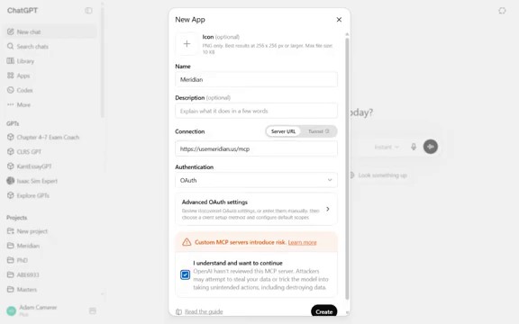 ChatGPT new app dialog